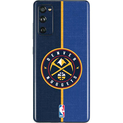 NBA Denver Nuggets Canvas Galaxy S20 Fan Edition Skin