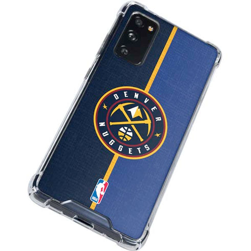 NBA Denver Nuggets Canvas Galaxy S20 FE Clear Case