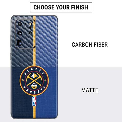 NBA Denver Nuggets Canvas Galaxy S20 Ultra 5G Skin