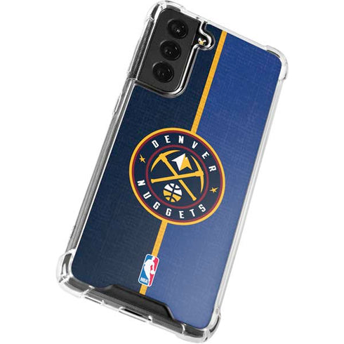 NBA Denver Nuggets Canvas Galaxy S21 FE Clear Case
