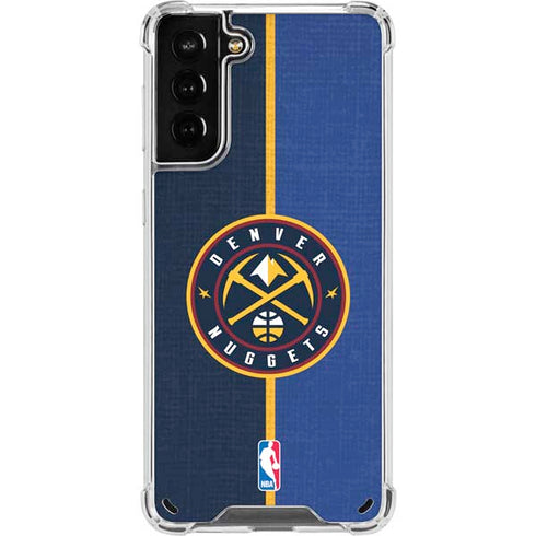 NBA Denver Nuggets Canvas Galaxy S21 Plus 5G Clear Case
