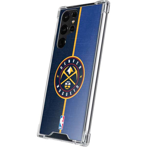 NBA Denver Nuggets Canvas Galaxy S22 Ultra Clear Case
