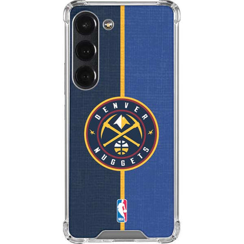 NBA Denver Nuggets Canvas Galaxy S23 Clear Case
