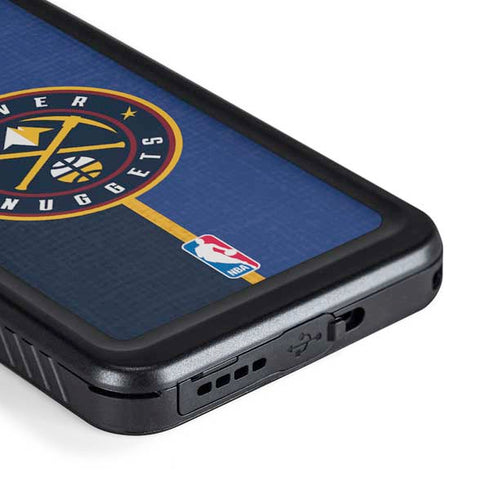 NBA Denver Nuggets Canvas Galaxy S23 Plus Waterproof Case