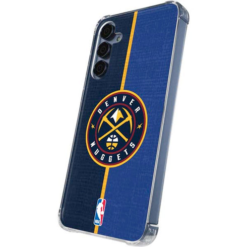NBA Denver Nuggets Canvas Galaxy S24 Clear Case