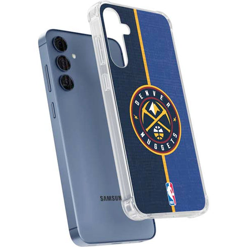 NBA Denver Nuggets Canvas Galaxy S24 Clear Case