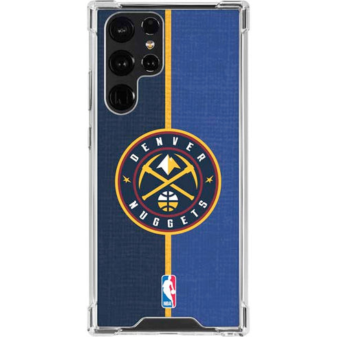 NBA Denver Nuggets Canvas Galaxy S24 Ultra Clear Case