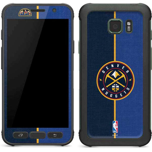 NBA Denver Nuggets Canvas Galaxy S7 Active Skin