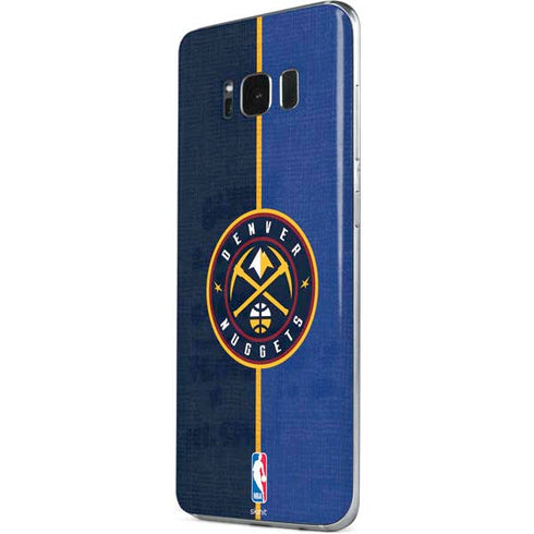 NBA Denver Nuggets Canvas Galaxy S8 Skin