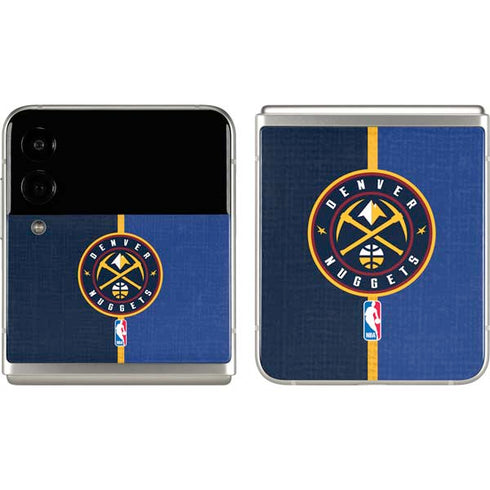 NBA Denver Nuggets Canvas Galaxy Z Flip3 5G Skin