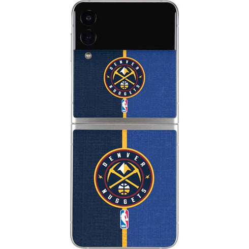 NBA Denver Nuggets Canvas Galaxy Z Flip3 5G Skin