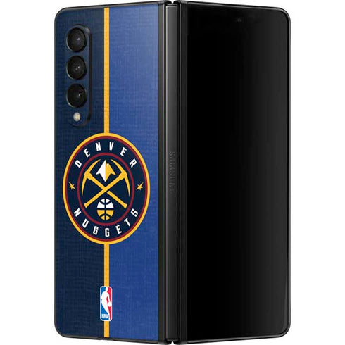 NBA Denver Nuggets Canvas Galaxy Z Fold3 5G Skin