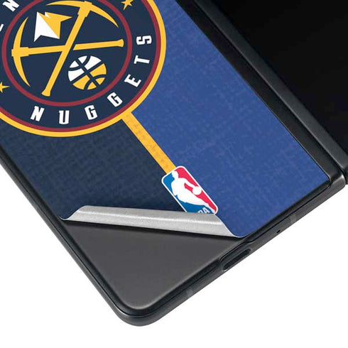 NBA Denver Nuggets Canvas Galaxy Z Fold4 5G Skin