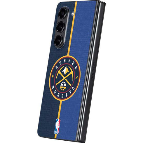 NBA Denver Nuggets Canvas Galaxy Z Fold5 5G Skin