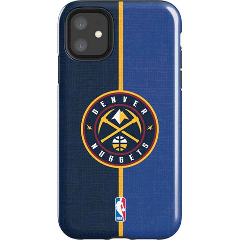NBA Denver Nuggets Canvas iPhone 11 Impact Case