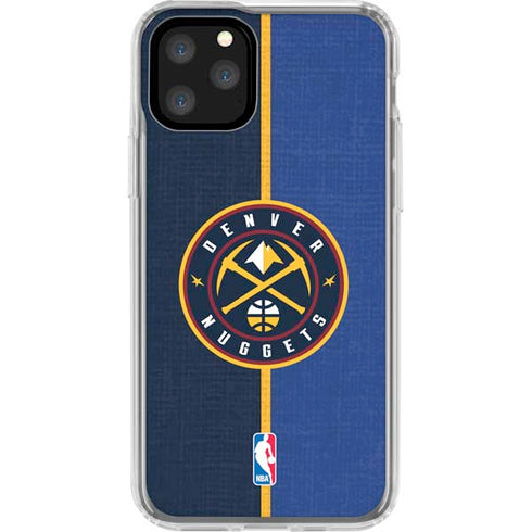 NBA Denver Nuggets Canvas iPhone 11 Pro Clear Case