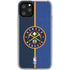 NBA Denver Nuggets Canvas iPhone 11 Pro Clear Case