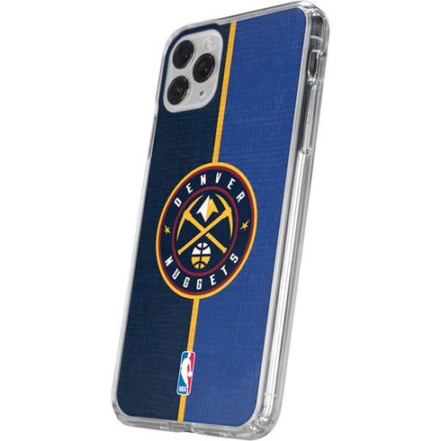 NBA Denver Nuggets Canvas iPhone 11 Pro Clear Case