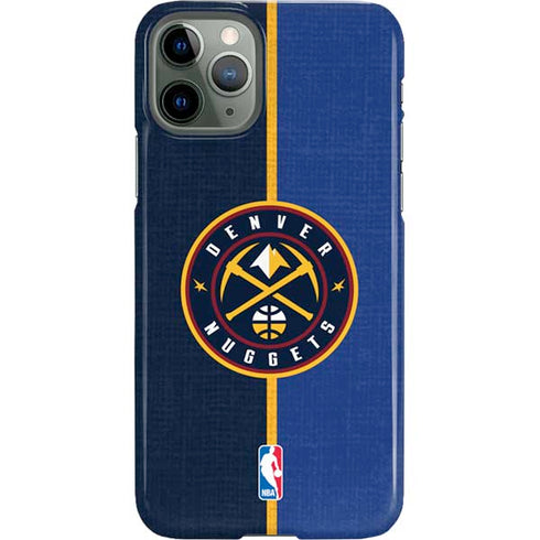 NBA Denver Nuggets Canvas iPhone 11 Pro Lite Case