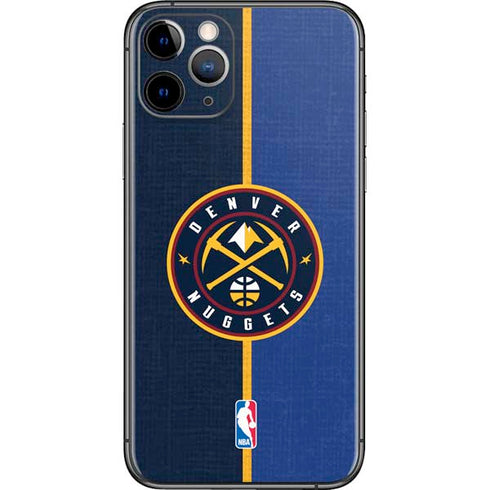 NBA Denver Nuggets Canvas iPhone 11 Pro Skin