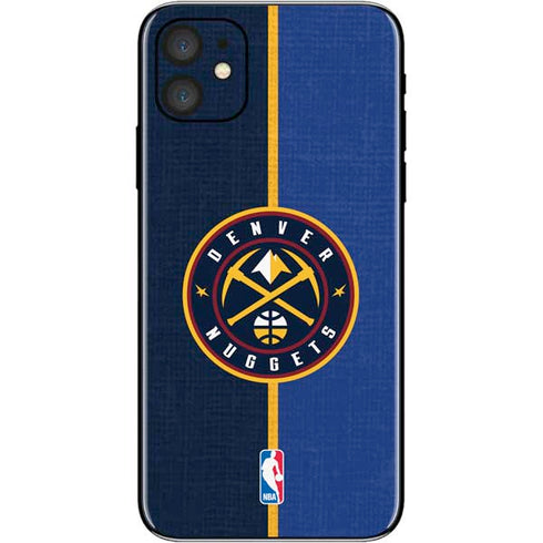 NBA Denver Nuggets Canvas iPhone 11 Skin