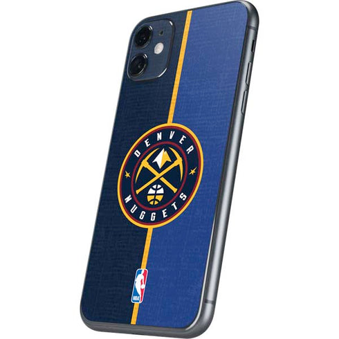 NBA Denver Nuggets Canvas iPhone 11 Skin