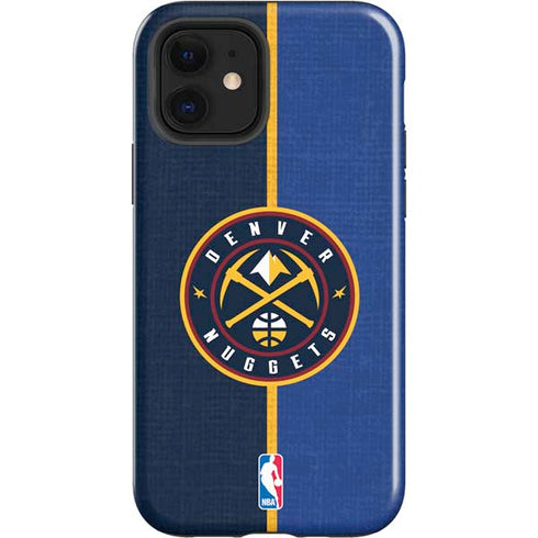 NBA Denver Nuggets Canvas iPhone 12 Impact Case