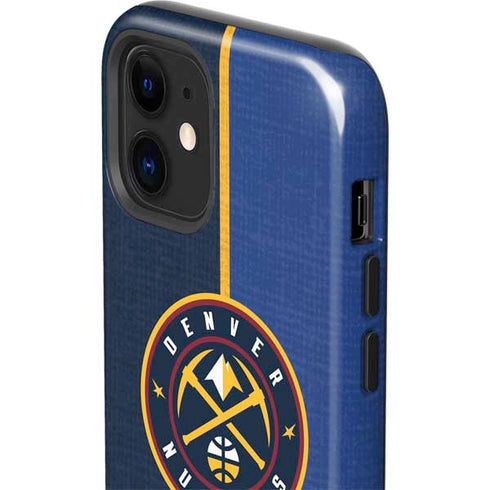 NBA Denver Nuggets Canvas iPhone 12 Impact Case