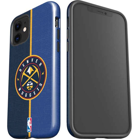 NBA Denver Nuggets Canvas iPhone 12 Impact Case