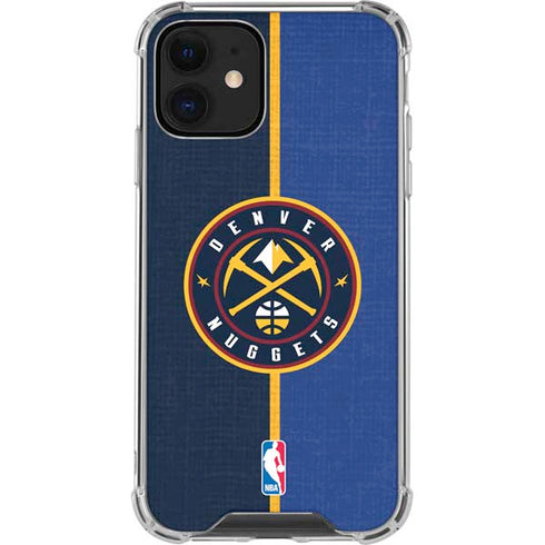 NBA Denver Nuggets Canvas iPhone 12 Mini Clear Case