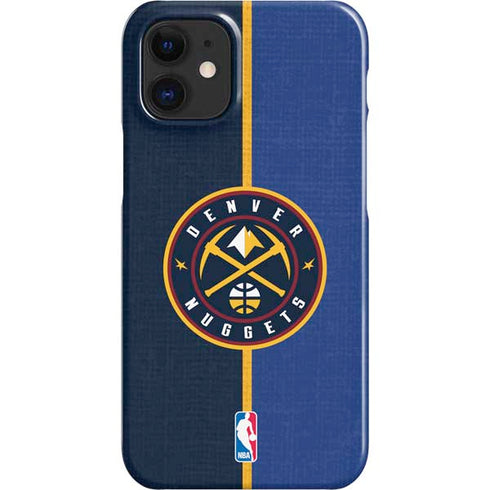 NBA Denver Nuggets Canvas iPhone 12 Mini Lite Case