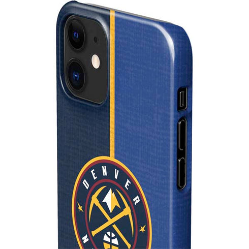 NBA Denver Nuggets Canvas iPhone 12 Mini Lite Case