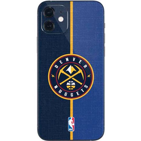 NBA Denver Nuggets Canvas iPhone 12 Mini Skin