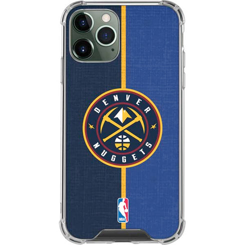 NBA Denver Nuggets Canvas iPhone 12 Pro Clear Case