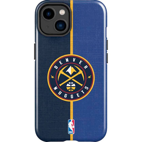 NBA Denver Nuggets Canvas iPhone 14 Plus Impact Case