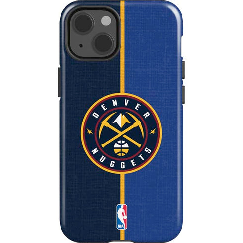 NBA Denver Nuggets Canvas iPhone 14 Impact Case