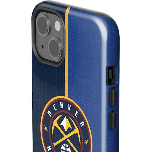 NBA Denver Nuggets Canvas iPhone 15 Impact Case