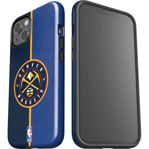 NBA Denver Nuggets Canvas iPhone 15 Impact Case