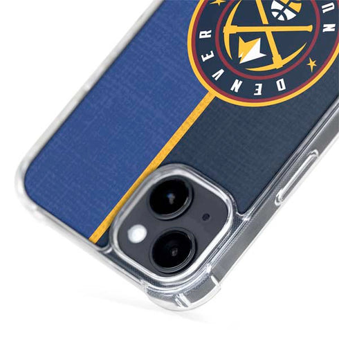 NBA Denver Nuggets Canvas iPhone 15 Plus MagSafe Case