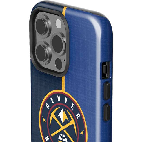 NBA Denver Nuggets Canvas iPhone 15 Pro Impact Case