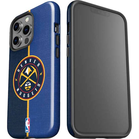 NBA Denver Nuggets Canvas iPhone 14 Pro Impact Case