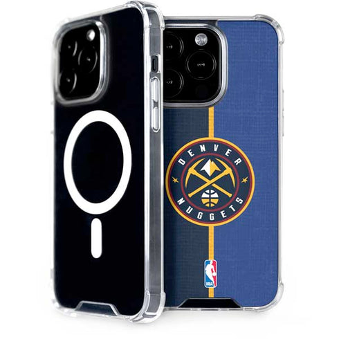 NBA Denver Nuggets Canvas iPhone 15 Pro MagSafe Case