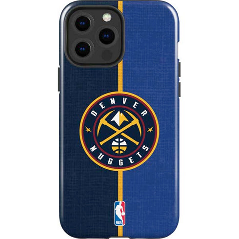 NBA Denver Nuggets Canvas iPhone 15 Pro Max Impact Case