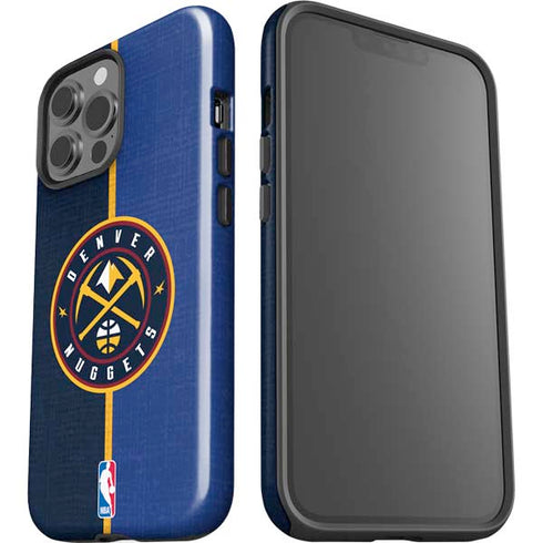 NBA Denver Nuggets Canvas iPhone 15 Pro Max Impact Case