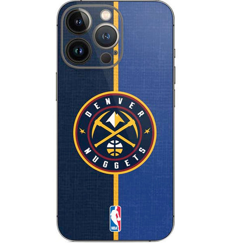 NBA Denver Nuggets Canvas iPhone 15 Pro Skin