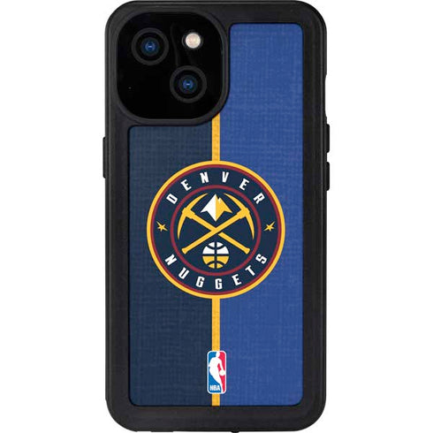 NBA Denver Nuggets Canvas iPhone 15 Waterproof Case