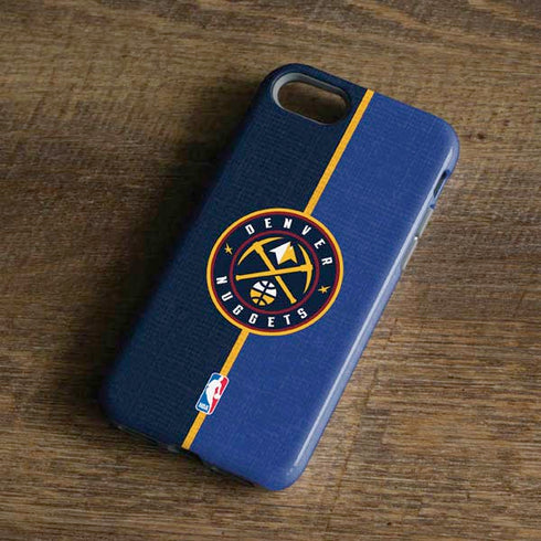 NBA Denver Nuggets Canvas iPhone 8 Pro Case