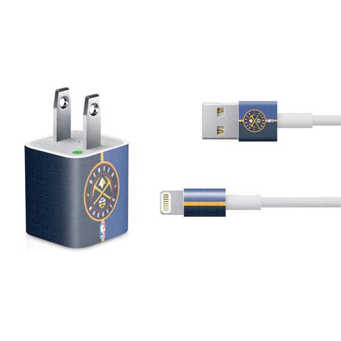 NBA Denver Nuggets Canvas iPhone Charger (5W USB) Skin