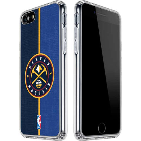 NBA Denver Nuggets Canvas iPhone SE (2nd & 3rd Gen) Clear Case