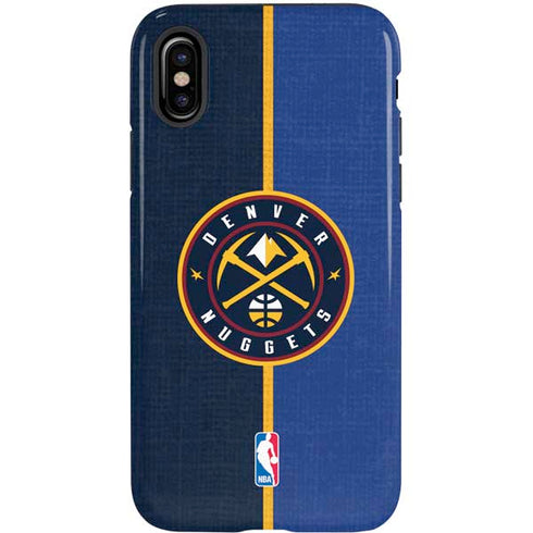 NBA Denver Nuggets Canvas iPhone X Pro Case